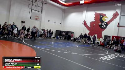 87 lbs Semifinal - Calin Adler, South Gibson vs Joshua Sanders, Red Cobra WA