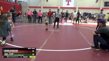 45 lbs Cons. Round 3 - Abel Cook, Madison County Youth Wrestling vs Asher Burrage, Brute Force Wrestling