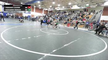 120 lbs Cons. Round 2 - Fernando Cazares, Warren vs Alexander Venegas, Eisenhower