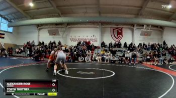 285 lbs Champ. Round 2 - Tobyn Trottier, Palisade vs Alexander Rose, Legend