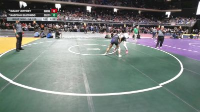 5A 130 lbs Champ. Round 1 - Macey Jeffrey, Canyon Randall vs Nadiyah Elizondo, College Station