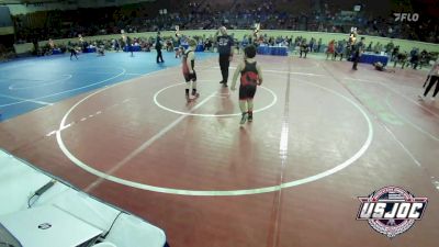 90 lbs Consi Of 4 - Esai Martinez, New Mexico vs Luke Knight, Pauls Valley Panther Pinners