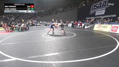 2A/1A Boys 175 Cons. Semi - Ben Thurman, Lowell Boys vs Owen Guerra, Heppner Boys