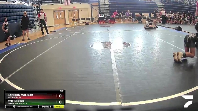 70 lbs Quarterfinals (8 Team) - Colin Kirk, Takedown Elite vs Landon ...