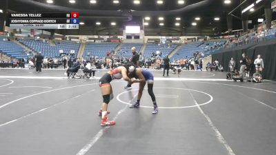103 lbs Cons. Semi - Joshyonna Coppage-Dortch, Avila vs Vanessa Tellez, Friends University