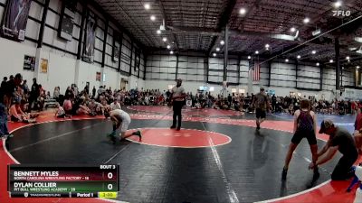 85 lbs Finals (4 Team) - Dylan Collier, PIT BULL WRESTLING ACADEMY vs Bennett Myles, NORTH CAROLINA WRESTLING FACTORY