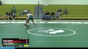 141 lbs Finals (2 Team) - Cael Cooper, Cuesta College vs Ethan Irizrry, East Los Angeles College