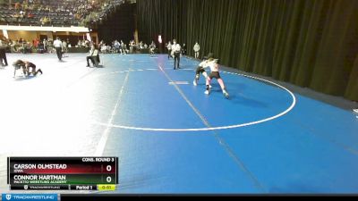 82 lbs Cons. Round 3 - Carson Olmstead, Iowa vs Connor Hartman, Pack732 Wrestling Academy