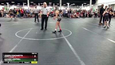 80 lbs Round 1 (8 Team) - Kayden Lighthill, Terps Xpress vs Joseph Fontanetta, Bitetto Trained