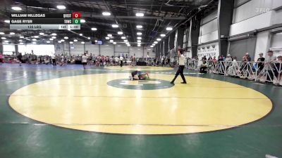 135 lbs Rr Rnd 3 - William Hillegas, Quest School Of Wrestling MS - MS vs Gage Ryer, TDWC Maniacs Grey - MS
