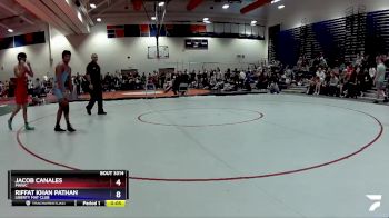 138 lbs Cons. Round 3 - Jacob Canales, PWWC vs Riffat Khan Pathan, Liberty Mat Club
