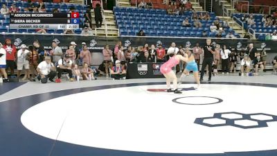 115 lbs Champ. Rd Of 32 - Addison McGinness, Iowa vs Siera Becker, Iowa