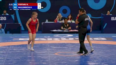 43 kg 1/8 Final - Rusalina Portaru, Moldova vs Daria Maslennikova, Russia