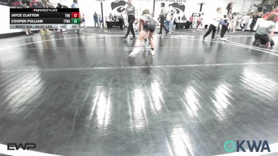 64-67 lbs Consi Of 8 #2 - Jayce Clayton, Tiger Trained Wrestling vs Cooper PULLIAM, Team Tulsa Wrestling Club