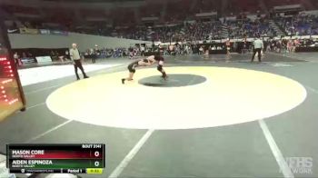 3A-152 lbs Cons. Round 2 - Aiden Espinoza, North Valley vs Mason Core, North Valley