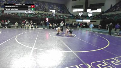 157 lbs Quarterfinal - Brody Bailey, Carolina Forest vs Evan Newman, Lucy Beckham