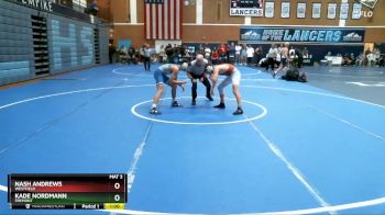 132 lbs Cons. Round 5 - Kade Nordmann, Fremont vs Nash Andrews, Westfield