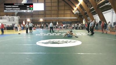 125 lbs Consi Of 16 #2 - Justin Cabuhat, Empire Wrestling Academy vs Robert Coleman, Legacy Dragons