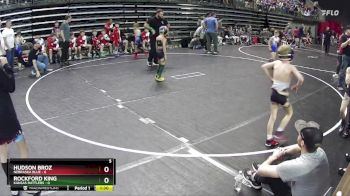 55 lbs Semis & 1st Wrestleback (8 Team) - Hudson Broz, Nebraska Blue vs Rockford King, Kansas Rattlers