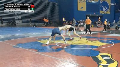 144 lbs Semifinal - Jackson Butler, Bishop McCort vs Matthew O`Neill, Malvern Prep