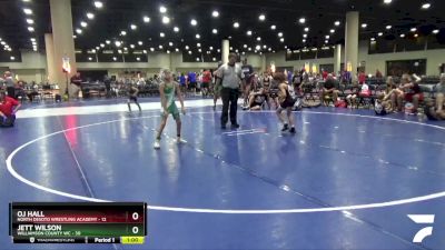 80 lbs Round 7 (8 Team) - OJ Hall, North Desoto Wrestling Academy vs Jett Wilson, Williamson County WC