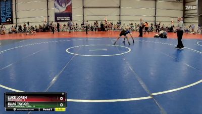 92 lbs Rd# 6- 9:00am Saturday Final Pool - Elias Taylor, NCWAY National Team vs Luke Loren, Rough House