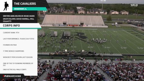 The Cavaliers Beneath the Armor HIGH CAM  at 2024 DCI Broken Arrow pres. by OBU Athletic Bands