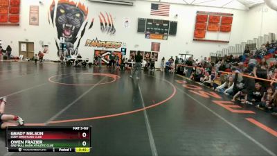 49-53 lbs Semifinal - Grady Nelson, Cody Wrestling Club vs Owen Frazier, Greybull Basin Athletic Club
