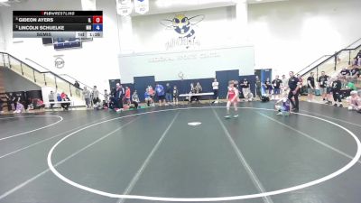 86 lbs Semis - Gideon Ayers, IL vs Lincoln Schuelke, MN