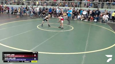 59 lbs Round 2 - Kyzer Link, Arctic Warriors Wrestling Club vs Tate Keller, Soldotna Whalers Wrestling Club