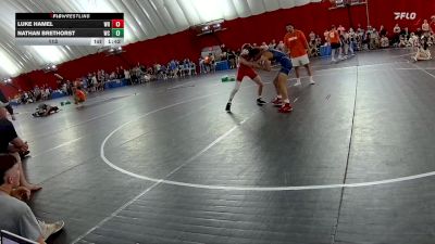 113 lbs Round 1 (8 Team) - Luke Hamel, Wisconsin Rapids vs Nathan Brethorst, WCAABE Knights