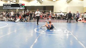 101 lbs Rr Rnd 9 - Zavier Olver, Mat Assassins Black - MSE vs Joey Cotter, CTWHALE Orca - MSE