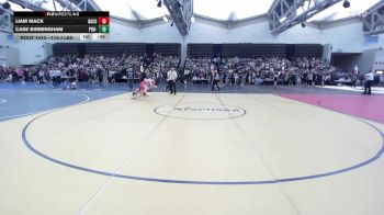 115-J lbs Consi Of 8 #1 - Liam Mack, Bacon Barbell Club vs Case Birmingham, Pro-ex Wrestling Club