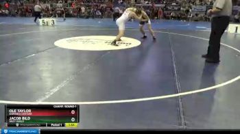 182 lbs Champ. Round 1 - Ole Taylor, Bismarck Century vs Jacob Bild, West Fargo