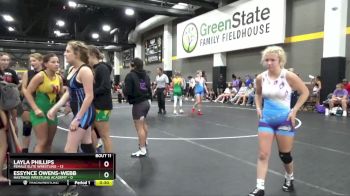 112 lbs Round 2 (16 Team) - Lauren Whitt, Female Elite Wrestling vs Mileena Notaro, Hastings Wrestling Academy
