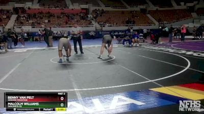 D3-215 lbs Champ. Round 1 - Benny Van Pelt, Shadow Mountain vs Malcolm Williams, Sahuarita Hs