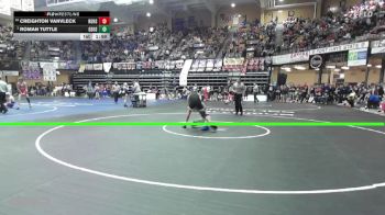 120 lbs Champ. Round 1 - Roman Tuttle, Gypsum-Southeast Of Saline HS vs Creighton Vanvleck, Rossville HS