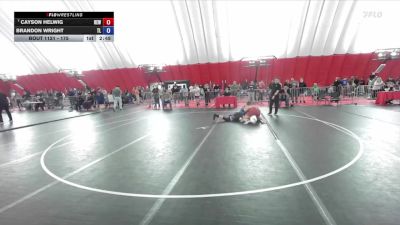 175 lbs Cons. Round 3 - Cayson Helwig, RT Elite Wrestling vs Brandon Wright, Turtle Lake