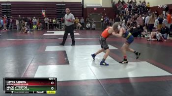 J-13 lbs Semifinal - Mack Vittetoe, Big Game Wrestling Club vs Hayes Bakken, Outlaw Wrestling Club