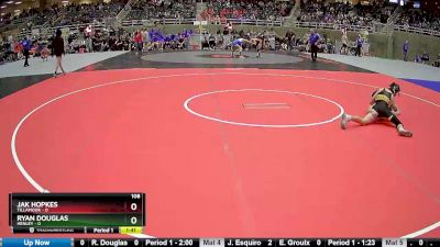 108 lbs Round 3 (4 Team) - Jak Hopkes, Tillamook vs Ryan Douglas, Henley