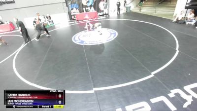 67 lbs Cons. Semi - Samir Daboub, Youngblood Wrestling Club vs Ian Mondragon, Rough House Wrestling