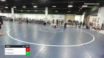 100 lbs Round Of 32 - Austin Carfley, PA vs Aidan Yarussi, NJ