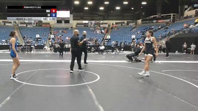 138 lbs Champ. Round 1 - Dorie Richardson, Central Methodist University vs Jazrine Nieto, Colby Community College