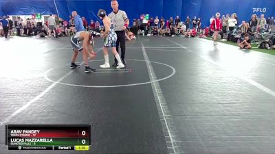 84 lbs Round 7 (8 Team) - Arav Pandey, Terps Xtreme vs Lucas Mazzarella, Olmsted Falls