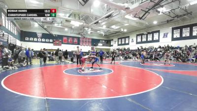 108 lbs Champ. Round 1 - Roman Hanes, La Quinta L (La Quinta) vs Christopher Cardiel, RBWC (Rancho Bernardo Wrestlin