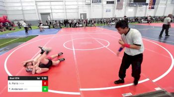 109 lbs Quarterfinal - Austin Paris, Champions WC vs Teegan Anderson, Jwc