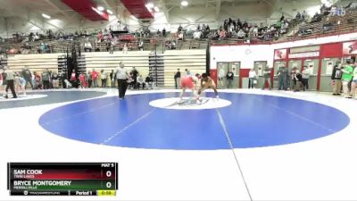 165 lbs Cons. Round 3 - Sam Cook, Twin Lakes vs Bryce Montgomery, Merrillville