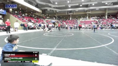 205 lbs Cons. Round 3 - Kingztun Pollard, Pittsburg vs Cesar Diaz, Turner