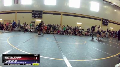 86 lbs 3rd Place Match - Talon Oakes, New Castle Youth Wrestling Club vs Ryan Prendergast, Midwest Regional Training Center