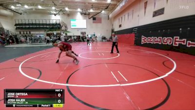 157-158 lbs Round 3 - Josh Hajek, Ralston Valley vs Jose Ortega, Brush